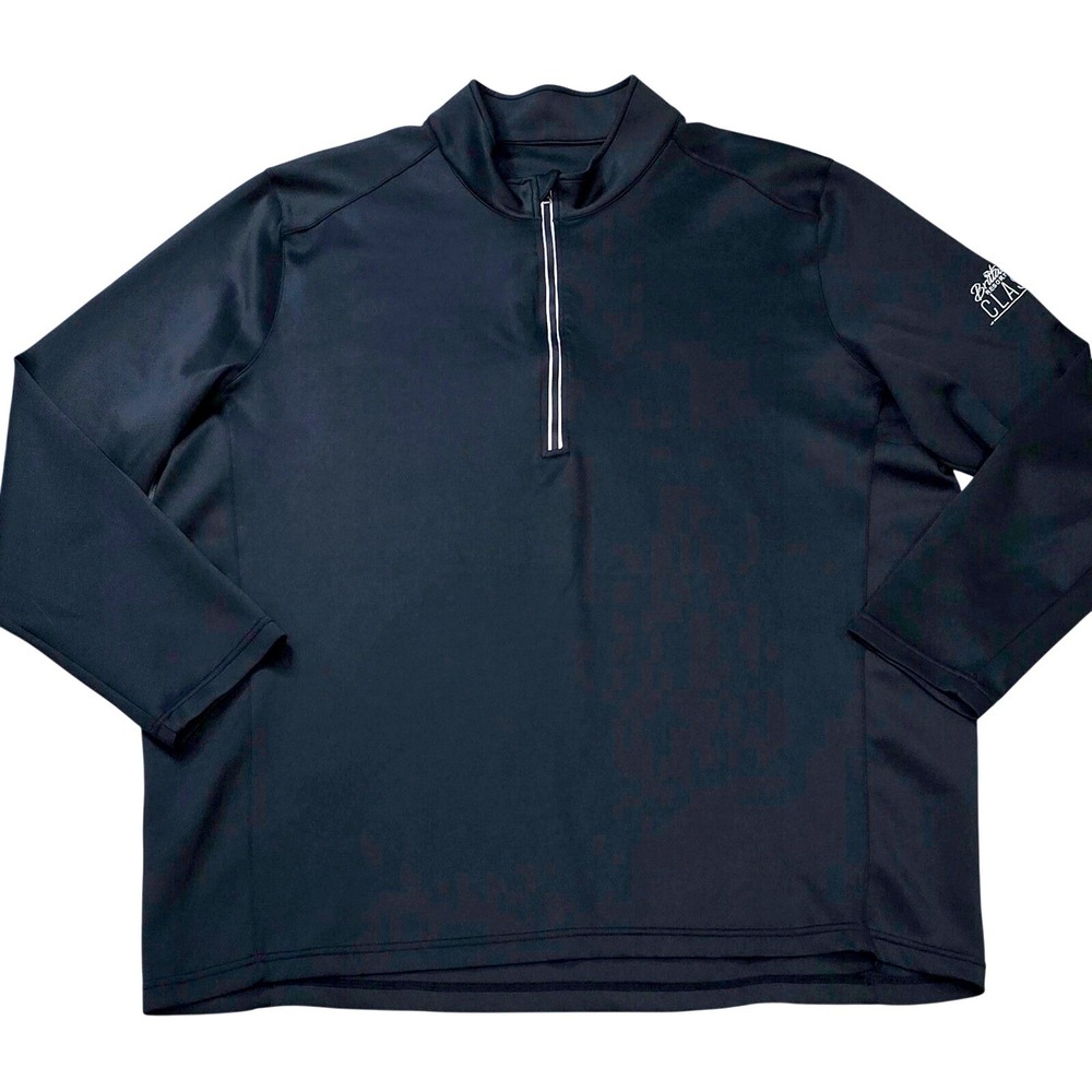 Short Par 4 Womens Size XL Golf Quarter Zip Pullover Black Long Sleeve‎ Shirt